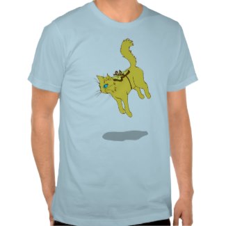 Hover Cat t-shirt