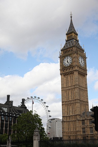 Big Ben and London Eye